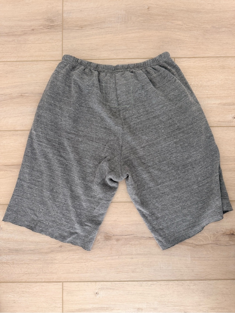 Aviator Nation Gray Sweatshorts with Retro Orange Logo - Picture 3 of 3